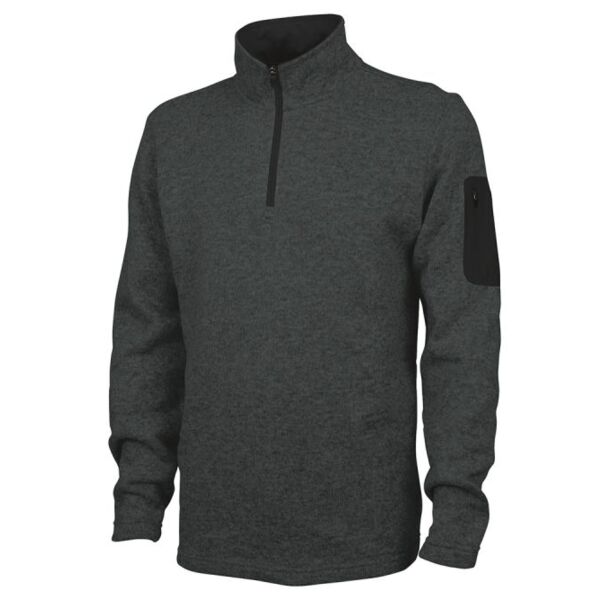Charles River Men's Heathered Fleece Pullover Thumbnail