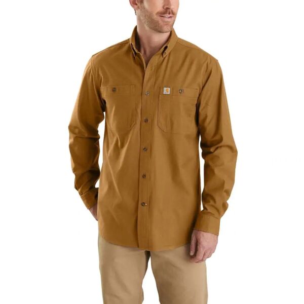 Carhartt Rugged Flex Rigby Long-Sleeve Work Shirt Thumbnail