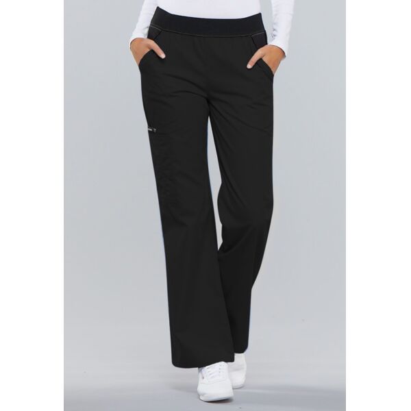 Women's Petite Mid Rise Knit Waist Pull-On Pant Thumbnail