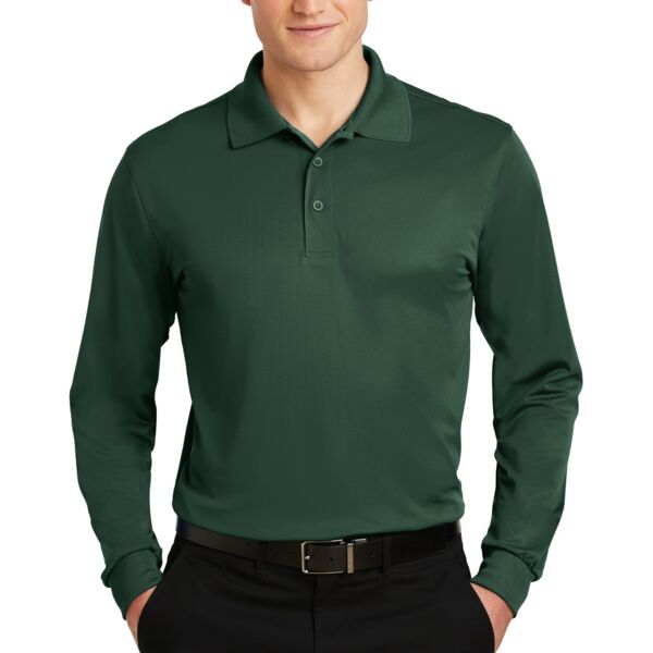 Reliant Long Sleeve Micropique Sport Wick ® Polo Thumbnail